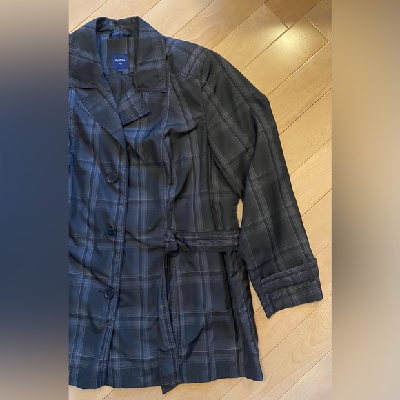 Reitmans Plaid Trench Coat/Rain Coat - Picture 2 of 6